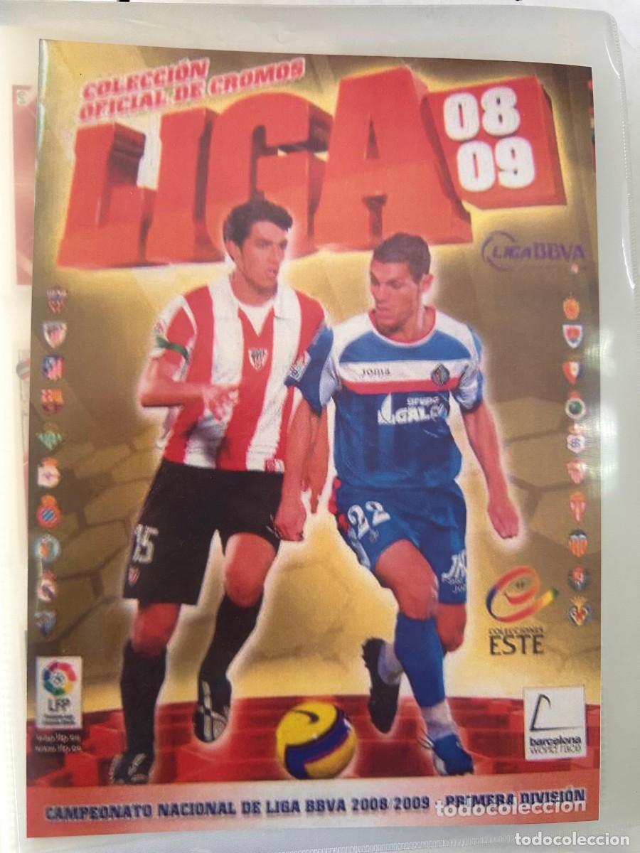 Football Stickers: Coleccion Completa sin pegar Liga Este 2008 09 Album Plancha +Sobre +Mercado Invierno, Messi