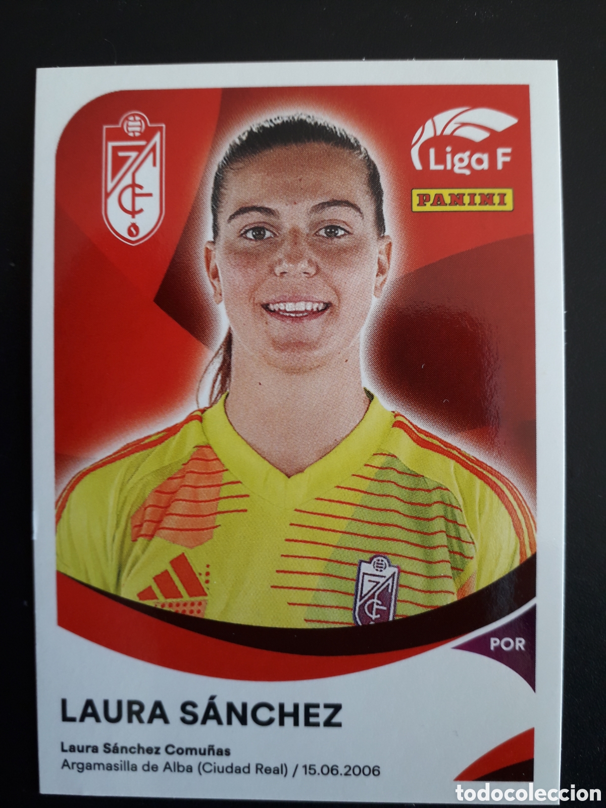 Cromos de f&uacute;tbol: LAURA S&Aacute;NCHEZ GRANADA N&deg; 165 A LIGA F FEMENINA 2024 2025 24 25 PANINI PEDIDO M&Iacute;NIMO 3&euro;
