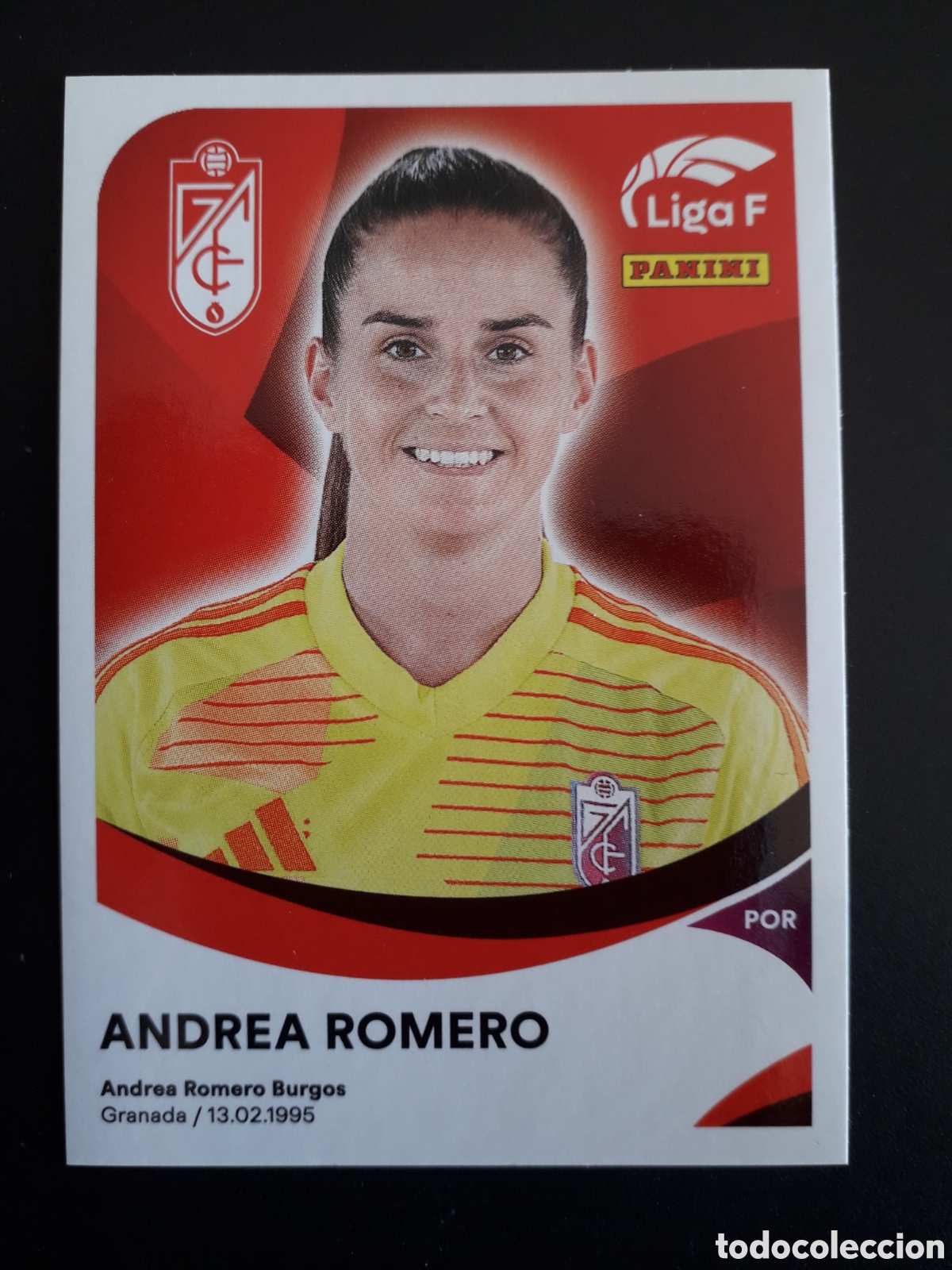 Cromos de f&uacute;tbol: ANDREA ROMERO GRANADA N&deg; 165 B LIGA F FEMENINA 2024 2025 24 25 PANINI PEDIDO M&Iacute;NIMO 3&euro;