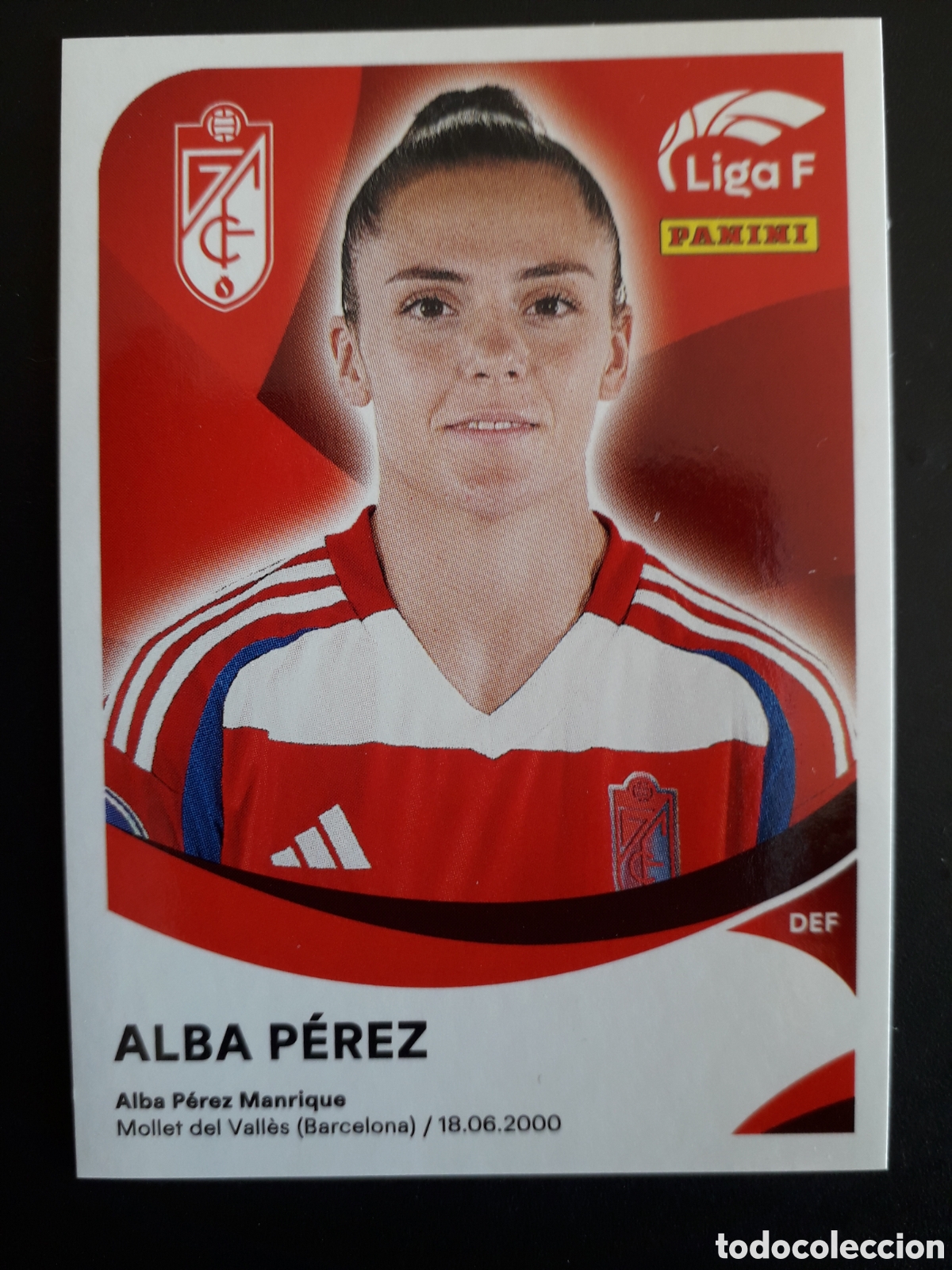 Cromos de f&uacute;tbol: ALBA P&Eacute;REZ GRANADA N&deg; 166 LIGA F FEMENINA 2024 2025 24 25 PANINI PEDIDO M&Iacute;NIMO 3&euro;