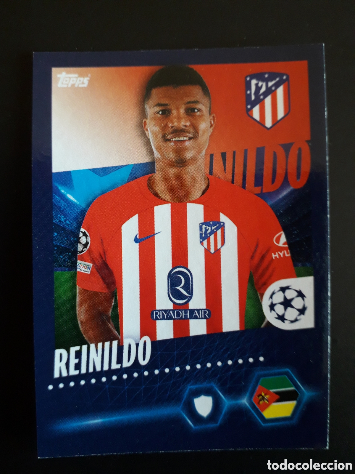 Cromos de F&uacute;tbol: REINILDO AT MADRID N&deg; 70 UEFA CHAMPIONS LEAGUE SEASON TOPPS 23 24 2023 2024 PEDIDO M&Iacute;NIMO 3&euro;