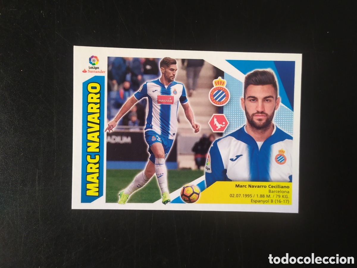 Cromos de f&uacute;tbol: Liga este 2017 2018 17 18 panini Marc Navarro n&deg; 4 Espanyol