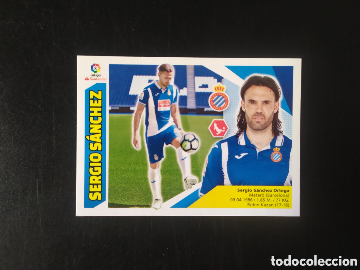 Cromos de f&uacute;tbol: Liga este 2017 2018 17 18 panini Sergio S&aacute;nchez fichaje n&deg; 49 Espanyol