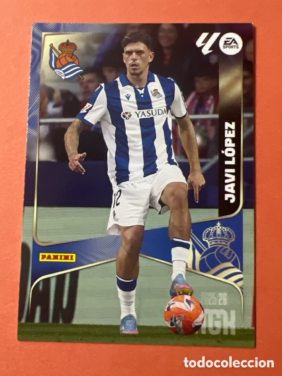 Fu&szlig;ball-Sticker: E1209. N&deg; 315 Javi Lopez - Real Sociedad - Megacracks 25 - 26 - Panini - 2025 - 2026