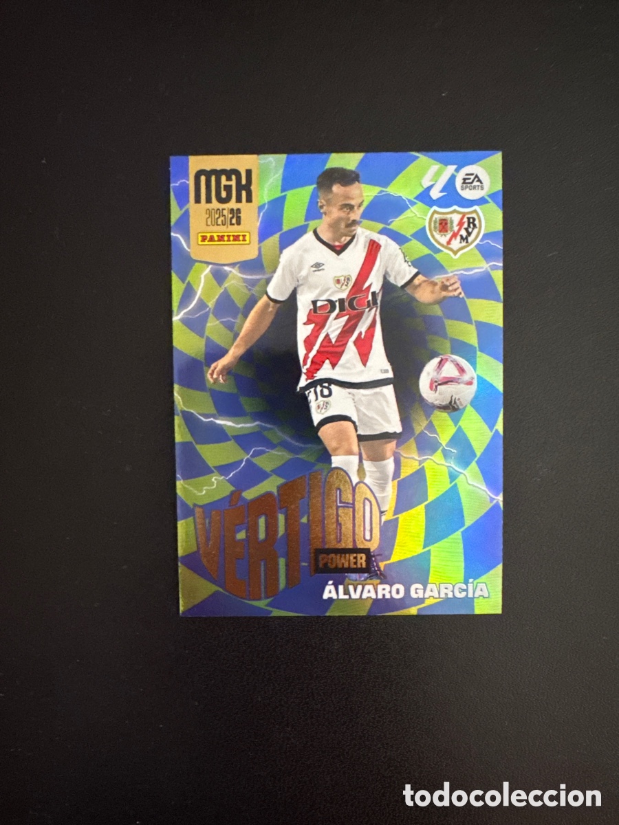 Cromos de f&uacute;tbol: &Aacute;LVARO GARCIA V&Eacute;RTIGO POWER NUMERO P379 MEGACRACKS 2025 2026