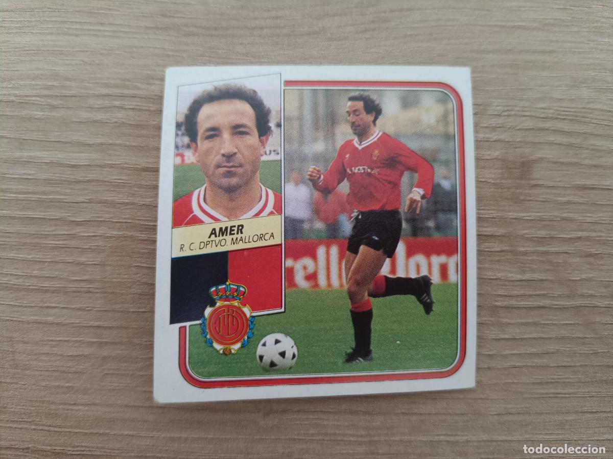 Cromos de Futebol: CROMO DE F&Uacute;TBOL LIGA ESTE AMER MALLORCA SIN PEGAR NUNCA PEGADO 89 90 1989 1990