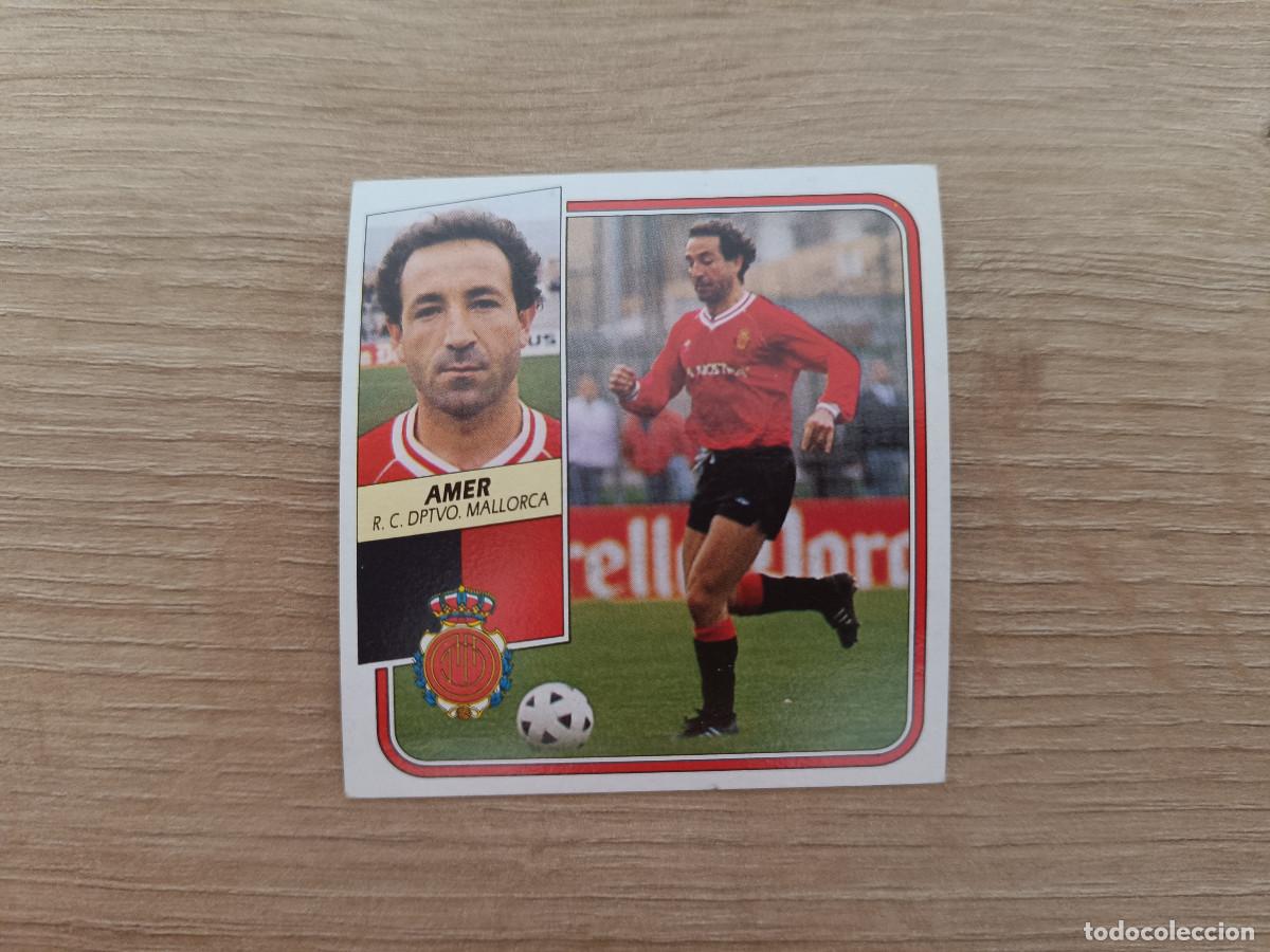 Figurine di Calcio: CROMO DE F&Uacute;TBOL LIGA ESTE AMER MALLORCA SIN PEGAR NUNCA PEGADO 89 90 1989 1990