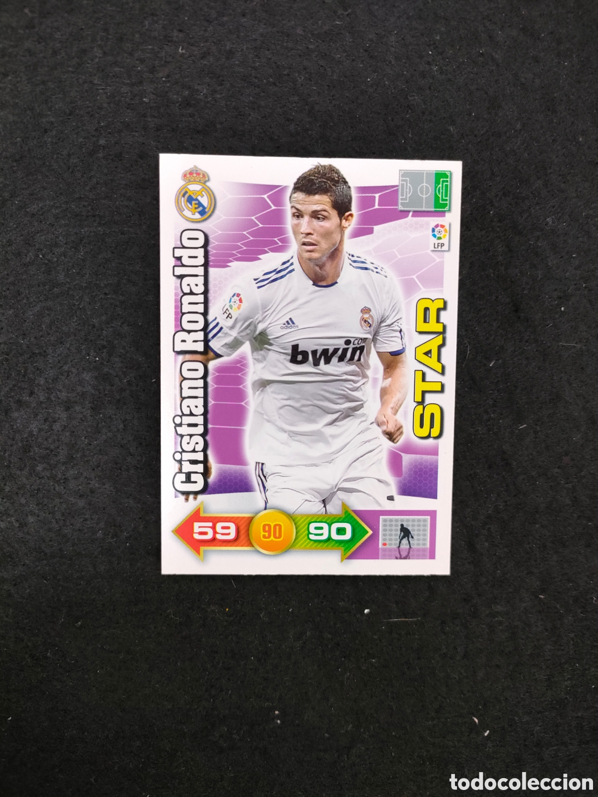 Cromos de F&uacute;tbol: Cristiano Ronaldo Star, Adrenalyn 2010 11. Real Madrid