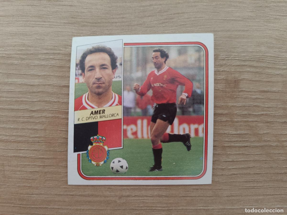 Figurine di Calcio: CROMO DE F&Uacute;TBOL LIGA ESTE AMER MALLORCA SIN PEGAR NUNCA PEGADO 89 90 1989 1990