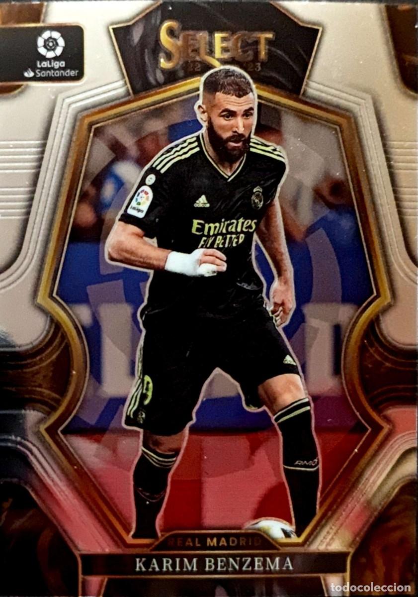 Football Stickers: 163 Karim Benzema - Real Madrid - MEZZANINE - PANINI Select La Liga Soccer 2022 2023 22 23