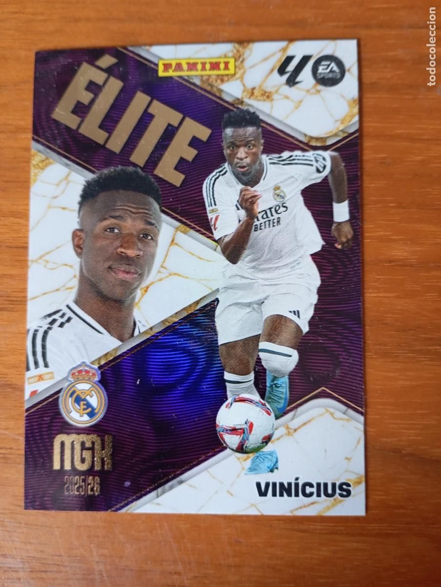Football Stickers: VINICIUS. REAL MADRID. 25 26 2025 2026 MGK. NUM 18. ELITE.