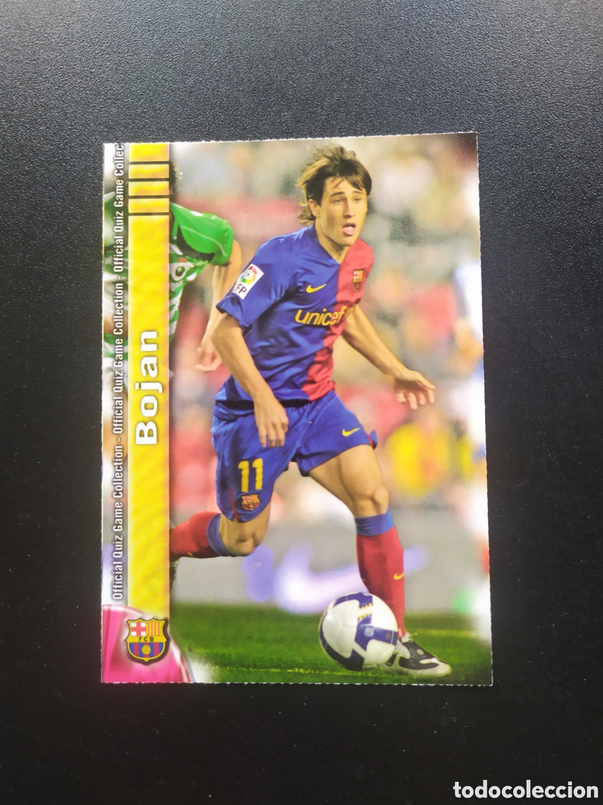 Cromos de f&uacute;tbol: Mundicromo fichas Liga 2009 2010 09 10 Bojan n&deg; 20 Barcelona