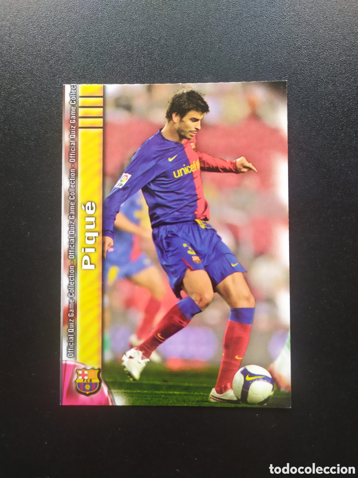 Cromos de f&uacute;tbol: Mundicromo fichas Liga 2009 2010 09 10 Piqu&eacute; n&deg; 10 Barcelona