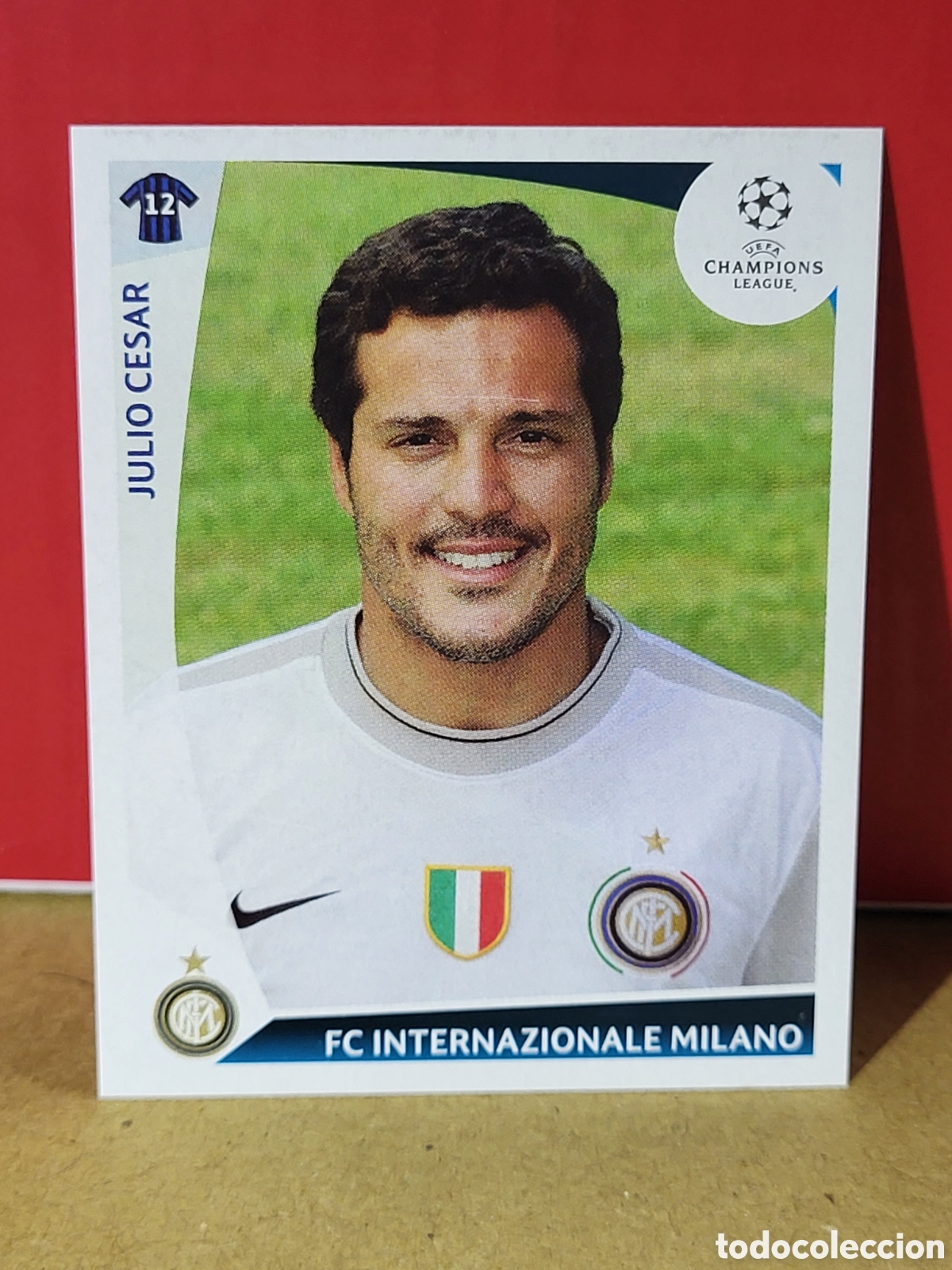 Cromos de F&uacute;tbol: JULIO CESAR FC INTERNAZIONALE MILANO N&ordm; 363 UEFA CHAMPIONS LEAGUE 2009-2010 09 10 PANINI