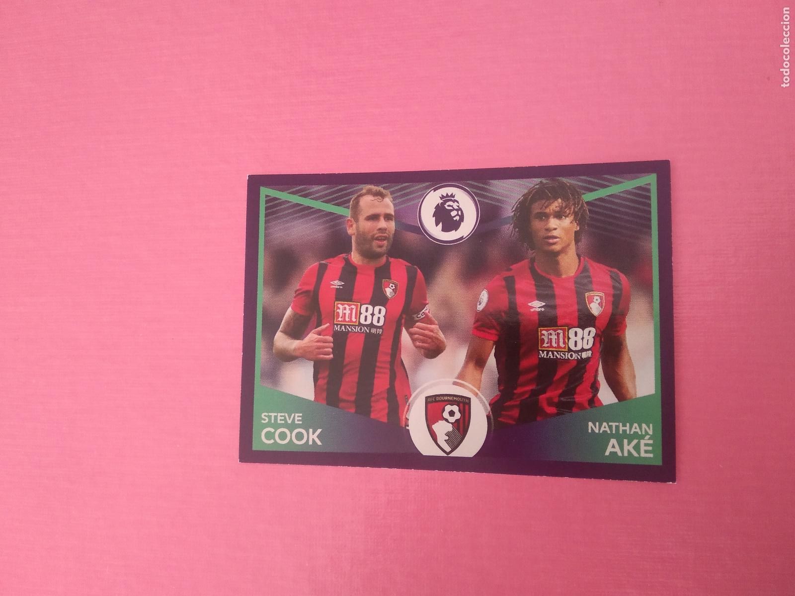 Cromos de F&uacute;tbol: 51 COOK NATHAN AKE BOURNEMOUTH CROMO FUTBOL PANINI LIGA INGLATERRA 19-20 PREMIER LEAGUE 2019-2020