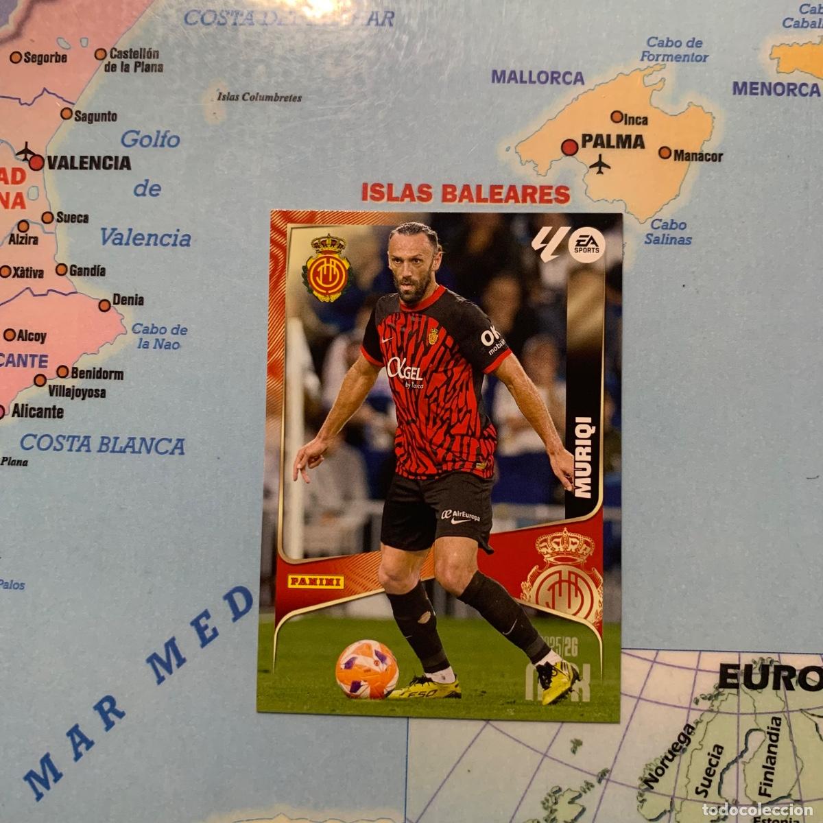 Figurine di Calcio: Muriqi numero 250 del Mallorca megacracks 25-26 2025-2026