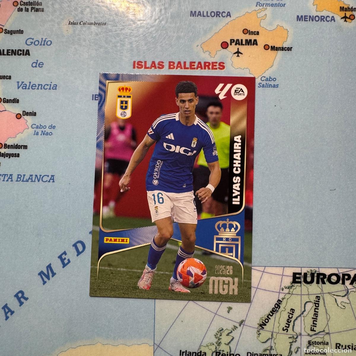 Figurine di Calcio: llyas Chaira numero 286 del Oviedo megacracks 25-26 2025-2026