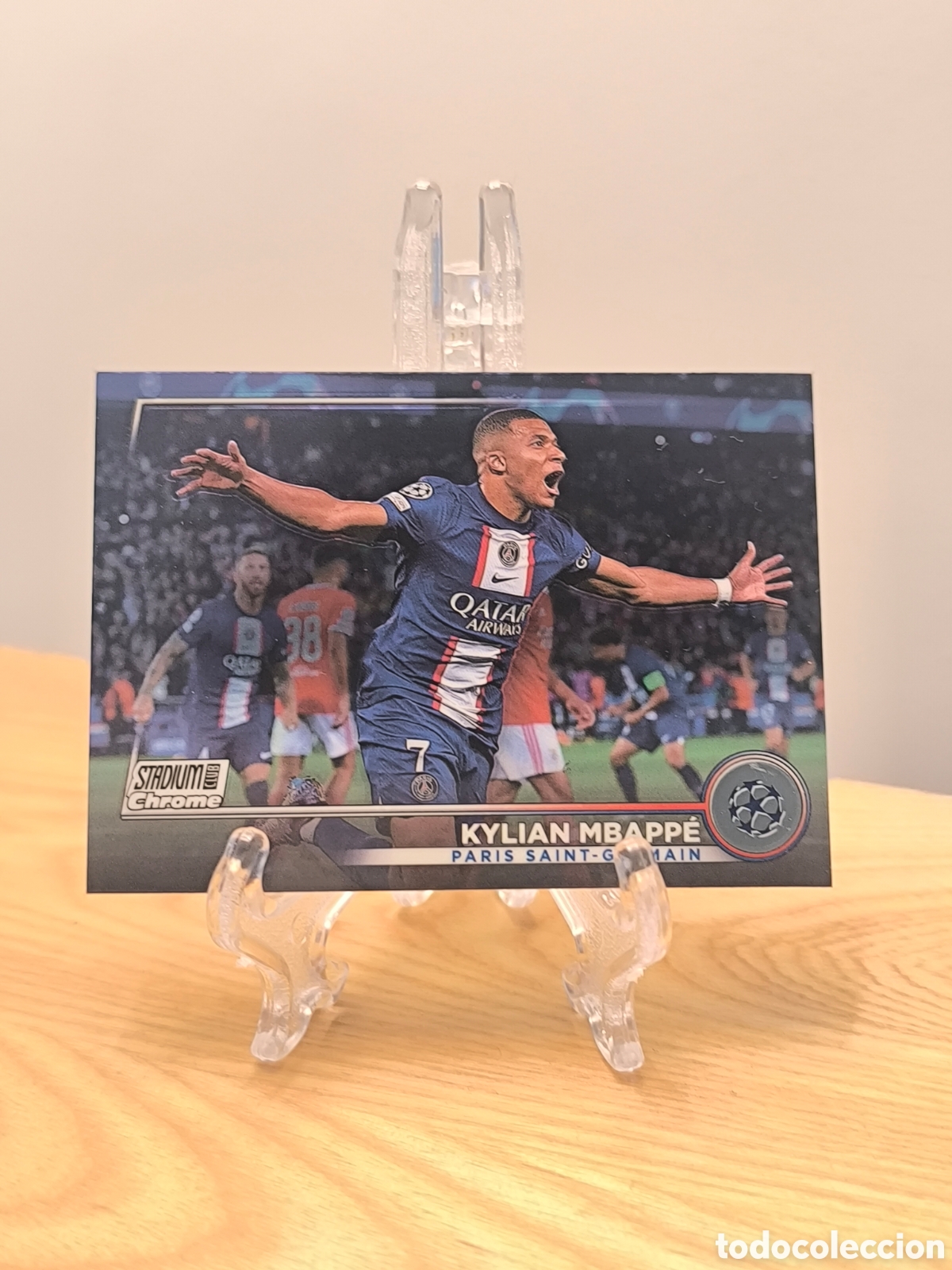 Cromos de f&uacute;tbol: Mbappe Topps Chrome PSG - Foto 1