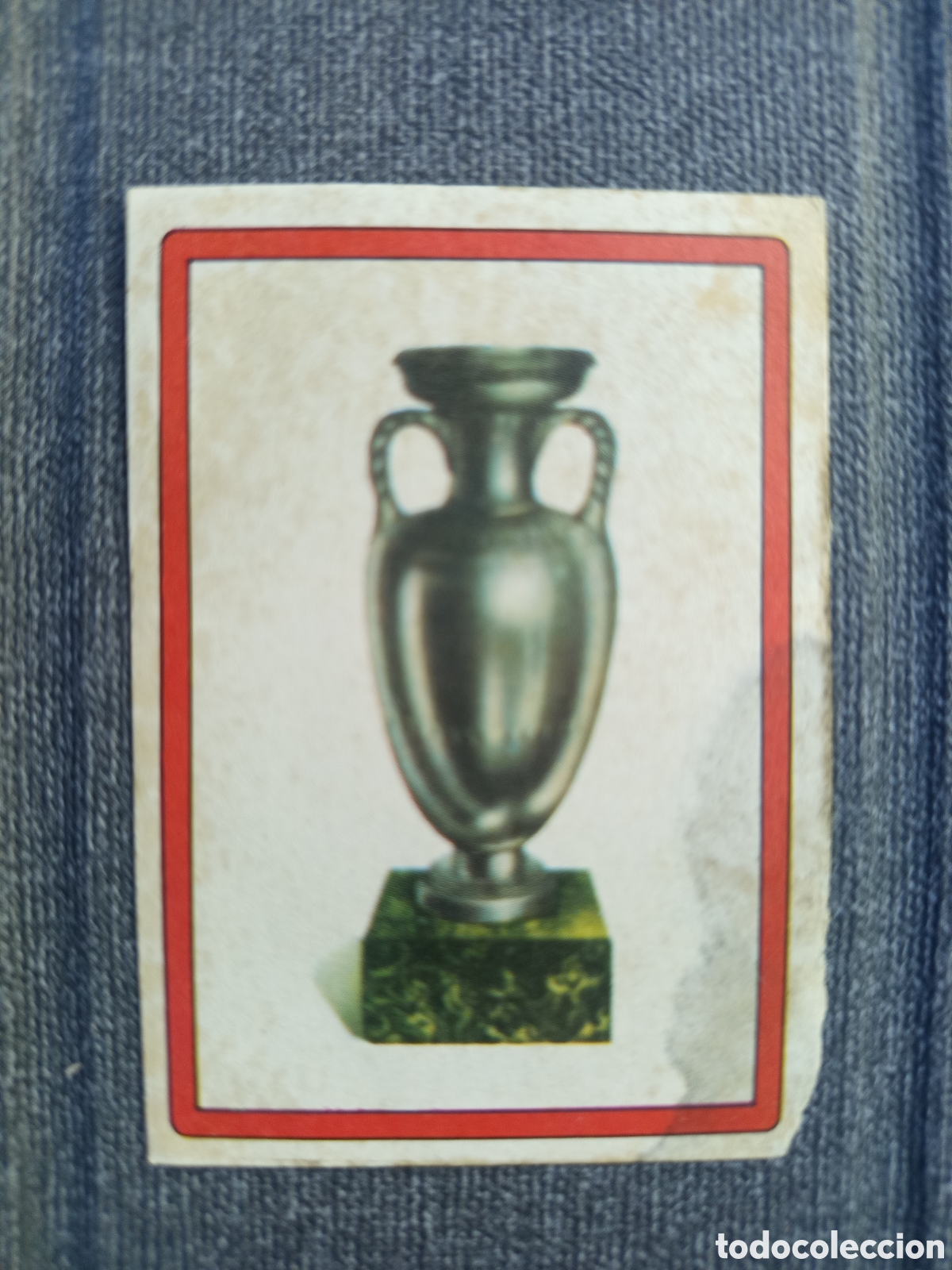 Figurine di Calcio: ❇️ CROMO TROFEO COPA CAMPEONATO NACIONES 1976 1977 76 77 VULCANO RECUPERADO DE &Aacute;LBUM ❇️