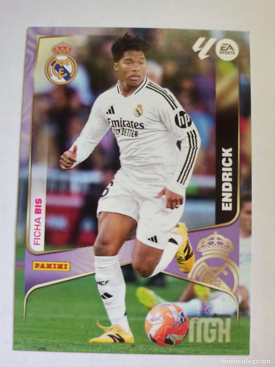 Cromos de F&uacute;tbol: CARD FICHA 231 BIS ENDRICK FELIPE REAL MADRID BRASIL - LIGA MEGACRACKS MGK PANINI 2025 2026 25 26