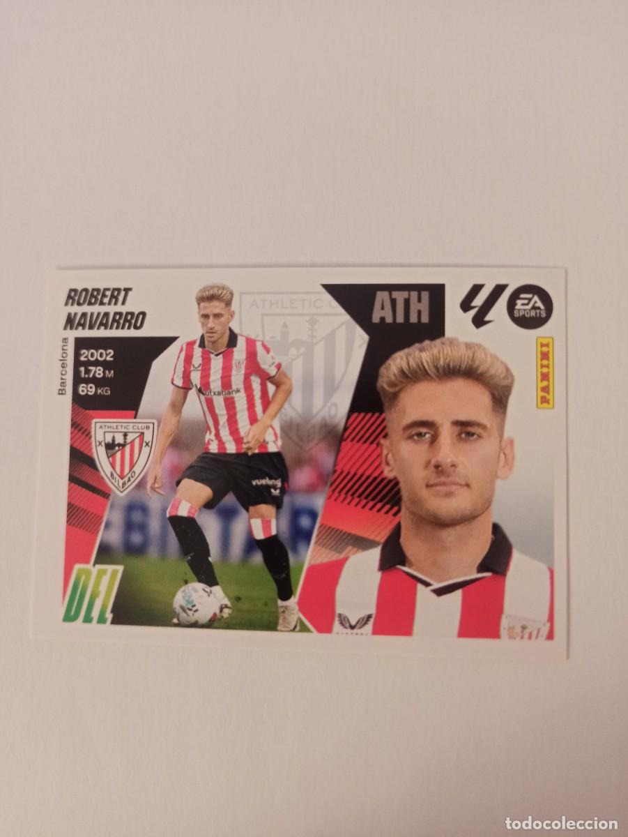 Football Stickers: Robert Navarro 4 - Ath. Bilbao - U. FICHAJE - 2 &ordf; EDICI&Oacute;N - LIGA ESTE 2025 2026 - 25 26 - PANINI