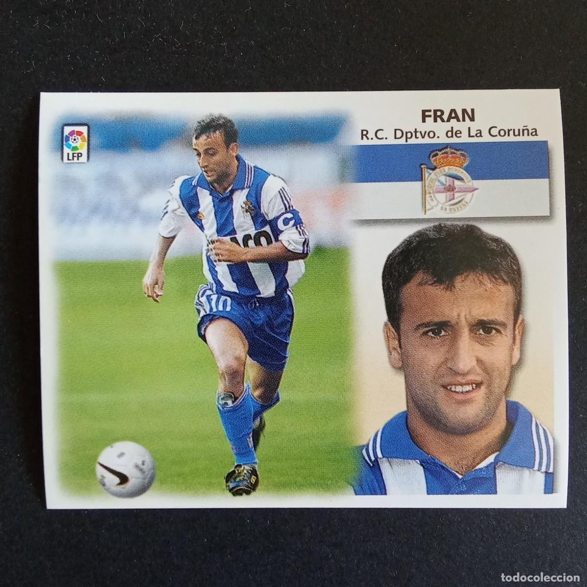 Cromos de f&uacute;tbol: CROMO LIGA 1999 2000 99 00 EDICIONES ESTE FRAN DEPORTIVO CORU&Ntilde;A NUNCA PEGADO