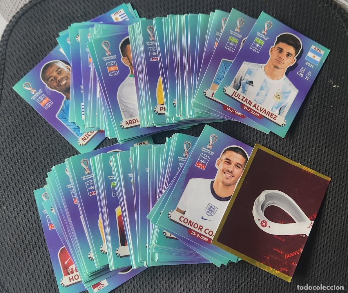 Cromos de F&uacute;tbol: 190 cromos QATAR 2022 Copa FIFA MUNDIAL - PANINI con repetidos EXCELENTE ESTADO