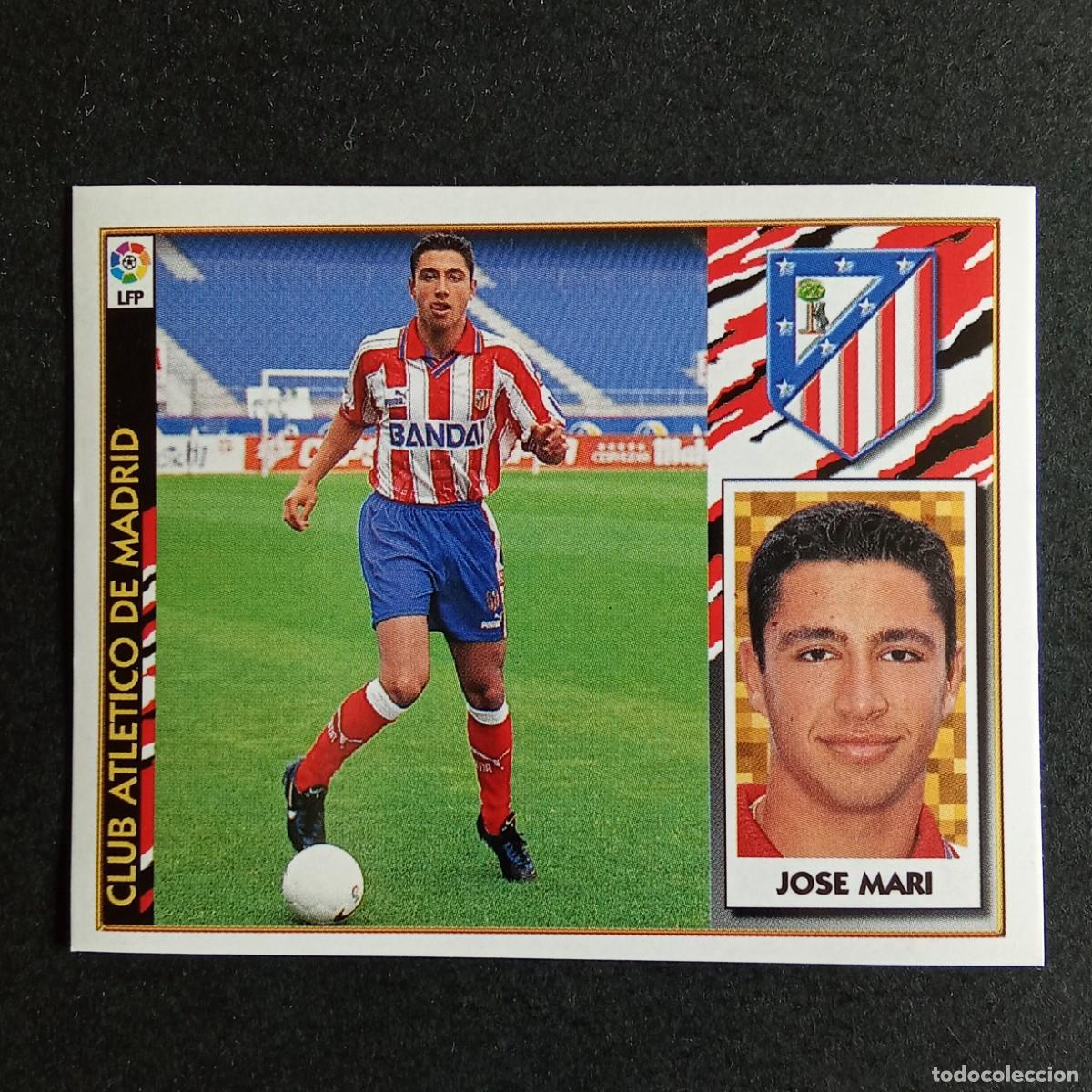 Cromos de F&uacute;tbol: CROMO LIGA 1997 1998 97 98 EDICIONES ESTE JOSE MARI ATLETICO MADRID DOBLE IMAGEN NUNCA PEGADO
