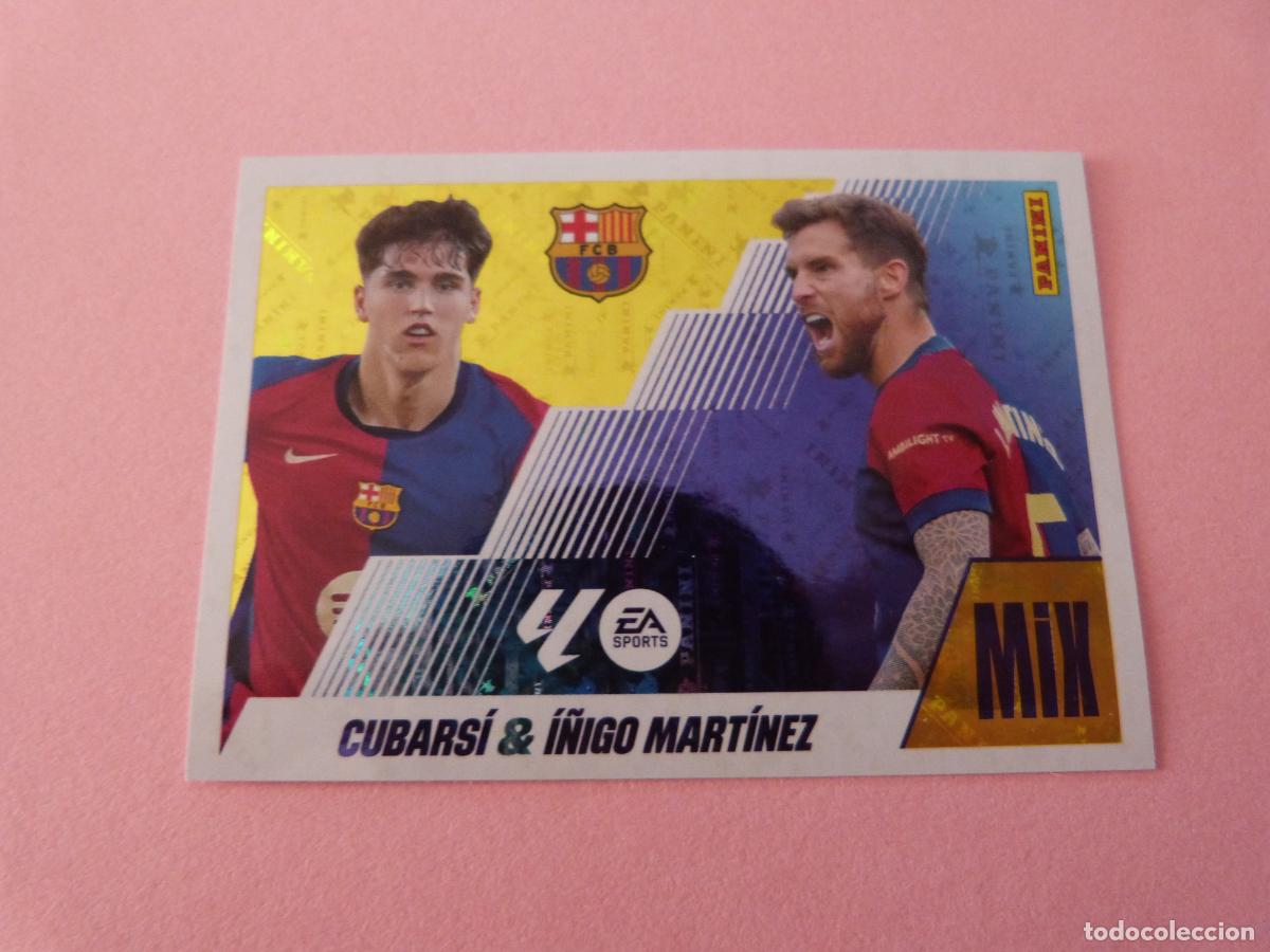 Cromos de f&uacute;tbol: CROMO FUTBOL CUBARS&Iacute; I&Ntilde;IGO MARTINEZ F.C.BARCELONA MIX SIN PEGAR N&ordm; 4 LIGA ESTE 2025-2026/25-26