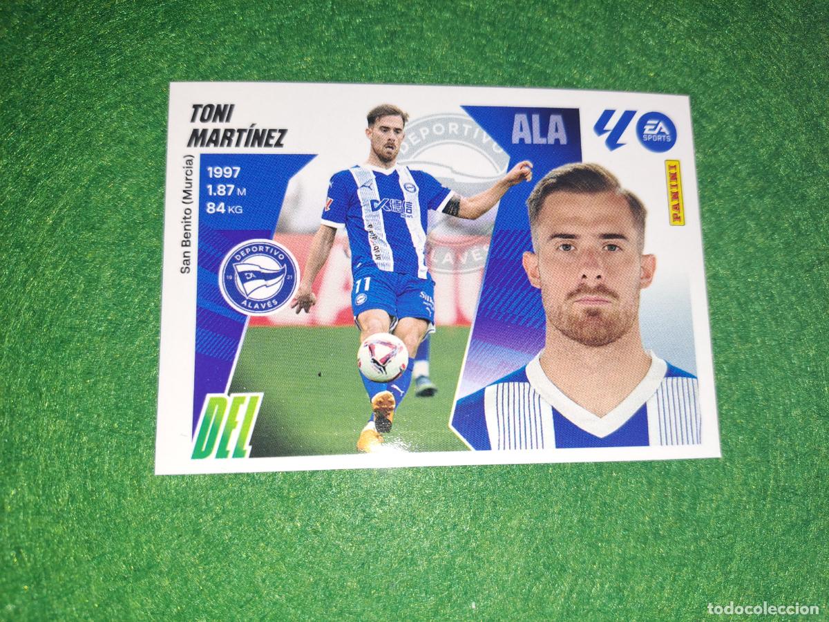 Football Stickers: liga este 2025 2026 25 26 nuevo deportivo alaves n&ordm; 18 toni martinez