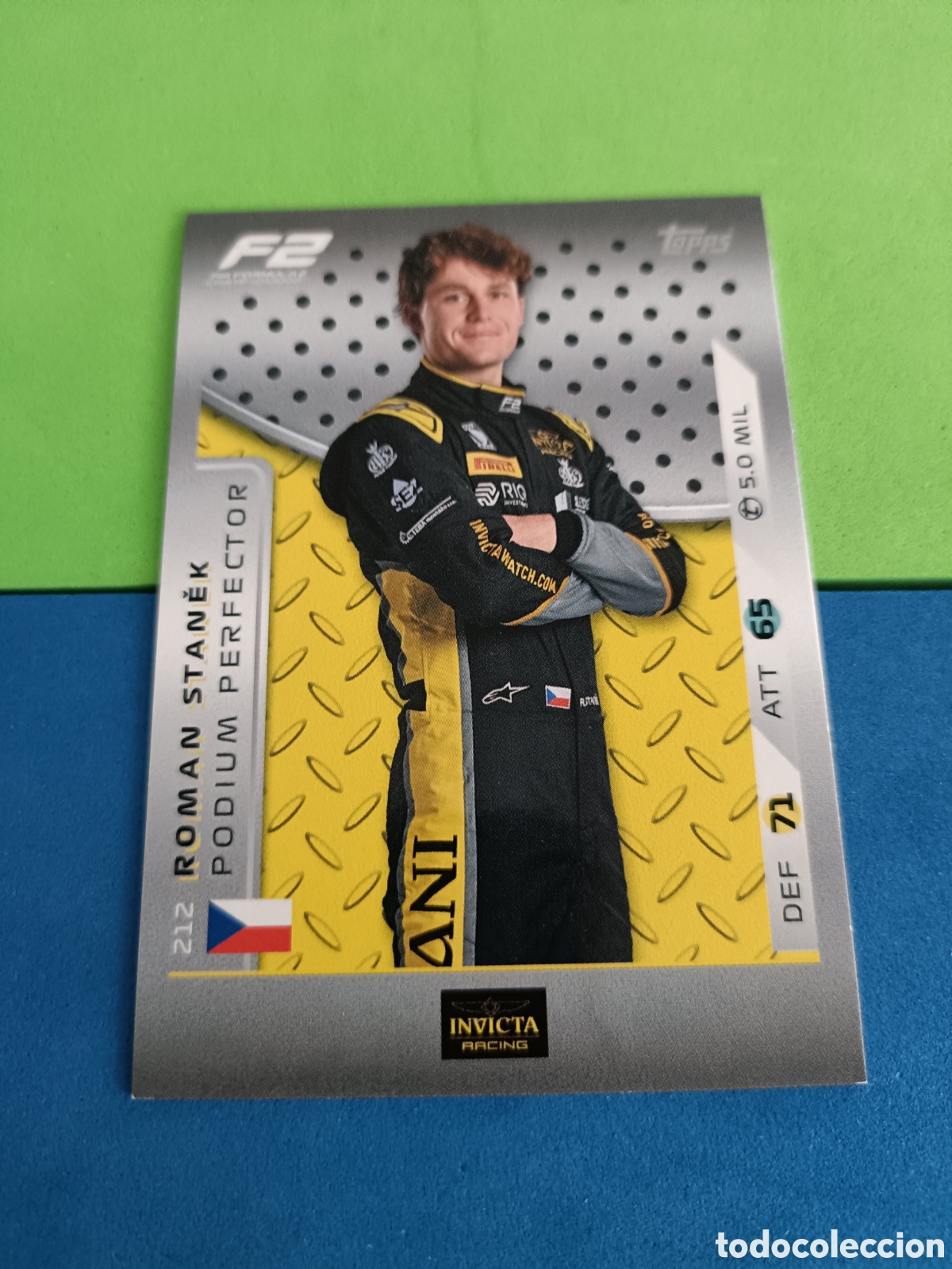 Cromos de F&uacute;tbol: Topps TURBO ATTAX 2025 F&Oacute;RMULA 1 - 212 Roman Stanek