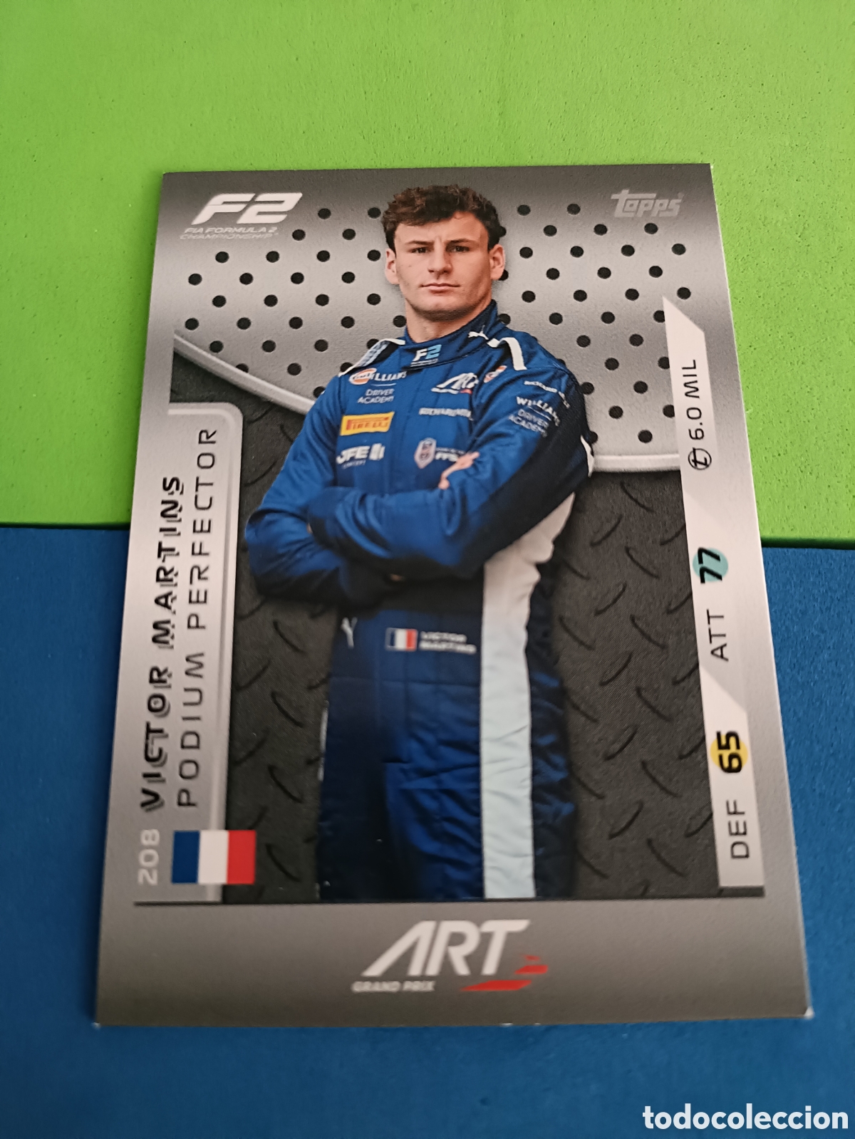 Cromos de F&uacute;tbol: Topps TURBO ATTAX 2025 F&Oacute;RMULA 1 - 208 V&iacute;ctor Martins