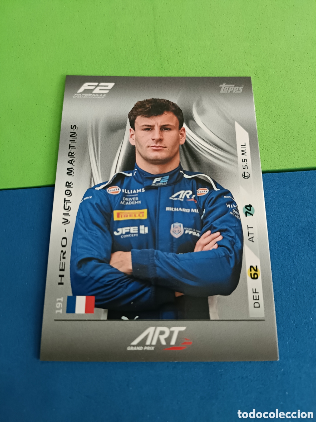 Cromos de F&uacute;tbol: Topps TURBO ATTAX 2025 F&Oacute;RMULA 1 - 191 V&iacute;ctor Martins