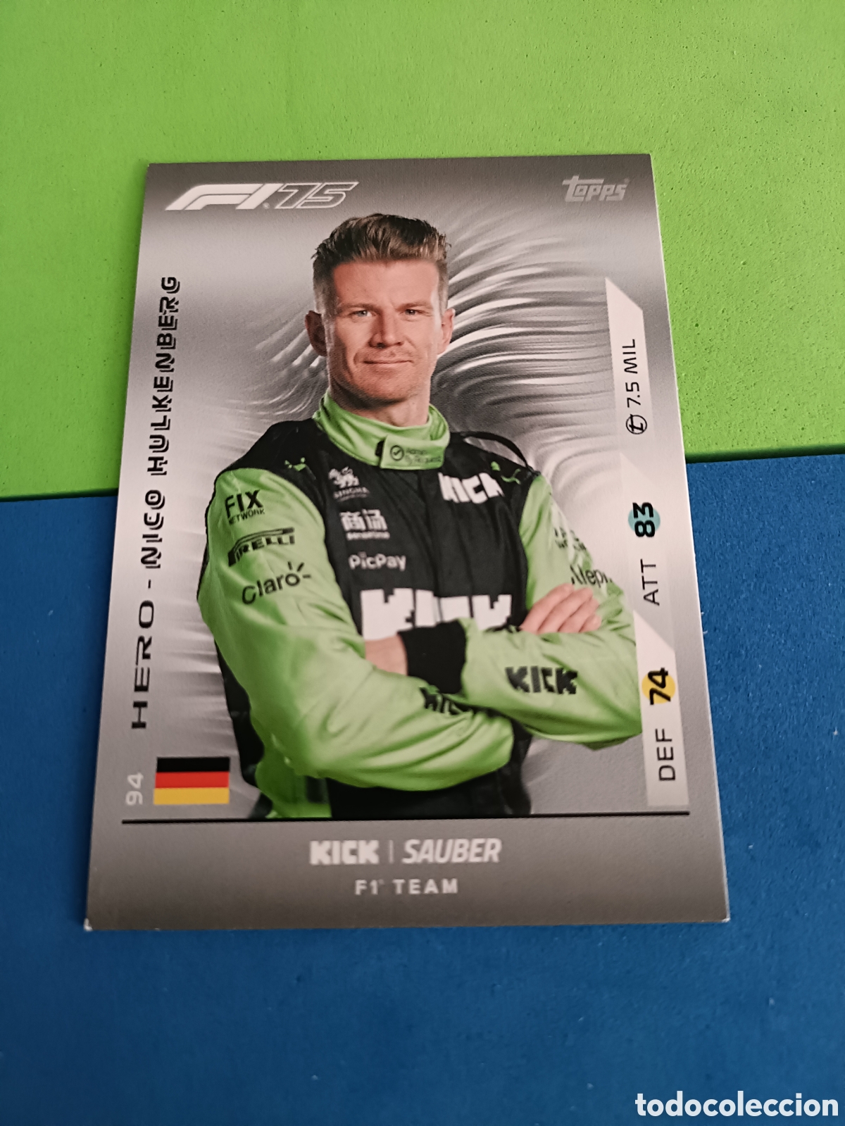 Cromos de F&uacute;tbol: Topps TURBO ATTAX 2025 F&Oacute;RMULA 1 - 94 Hulkenberg