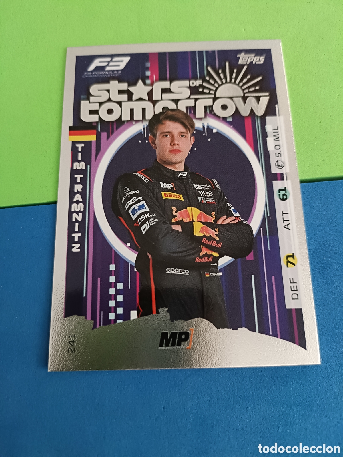Cromos de F&uacute;tbol: Topps TURBO ATTAX 2025 F&Oacute;RMULA 1 - 241 Tim Tramnitz