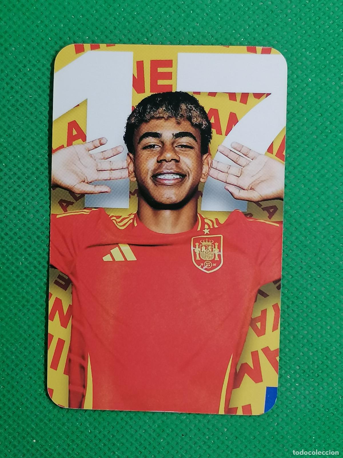 Cromos de F&uacute;tbol: LAMINE YAMAL ESPA&Ntilde;A SELECCION ⚽ LOMO CARDS 2025 ⚽