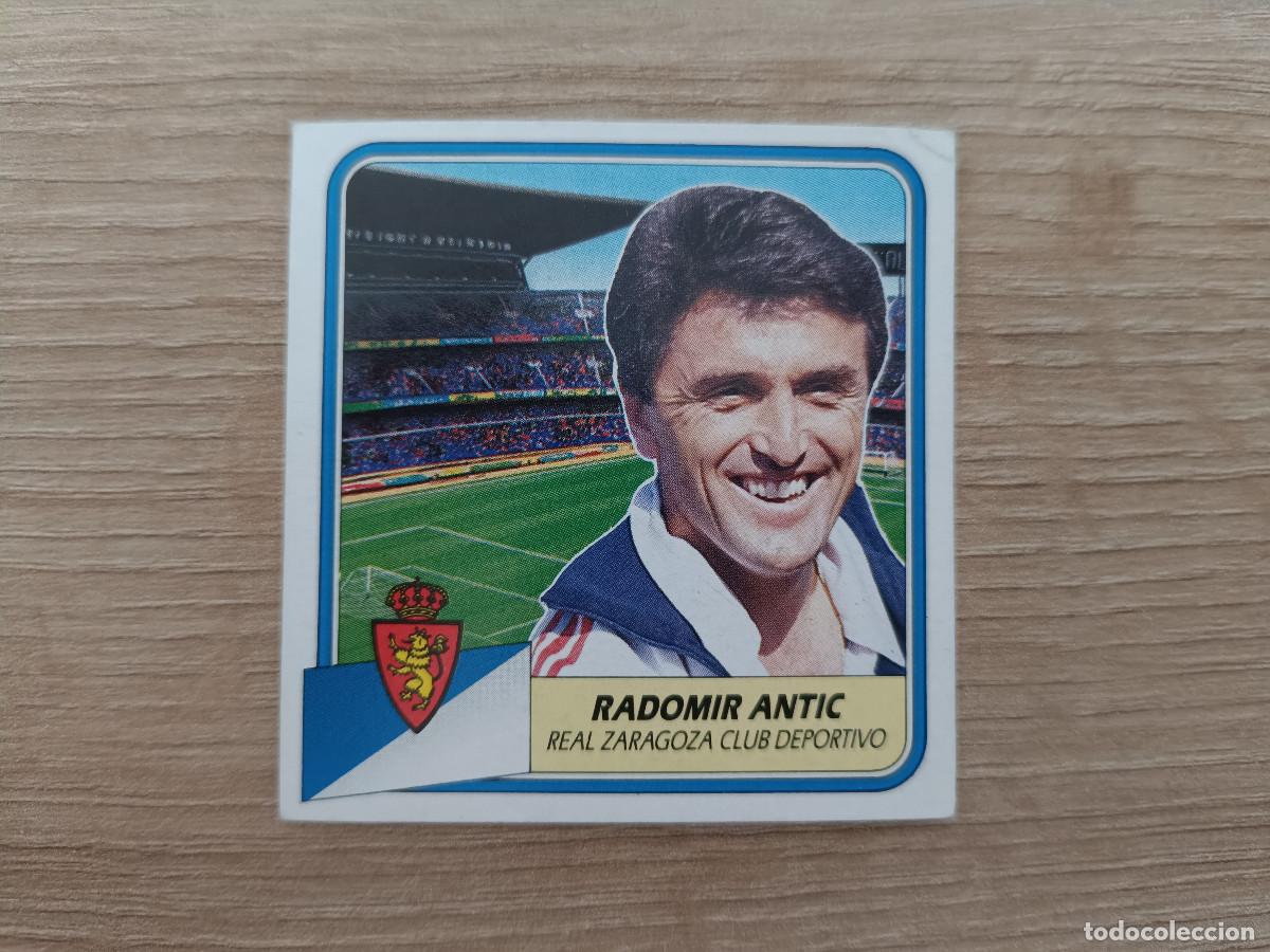 Cartes &agrave; collectionner de Football: CROMO DE F&Uacute;TBOL LIGA ESTE RADOMIR ANTIC ZARAGOZA SIN PEGAR NUNCA PEGADO 89 90 1989 1990