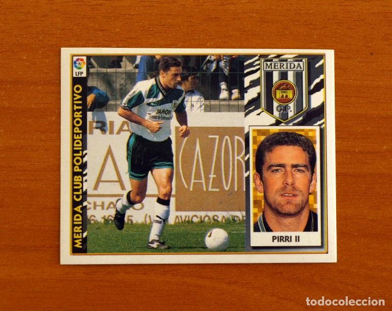 Fu&szlig;ball-Sticker: M&eacute;rida - Pirri II - COLOCA - Ediciones Este Liga 1997-1998, 97-98 - Nunca pegado