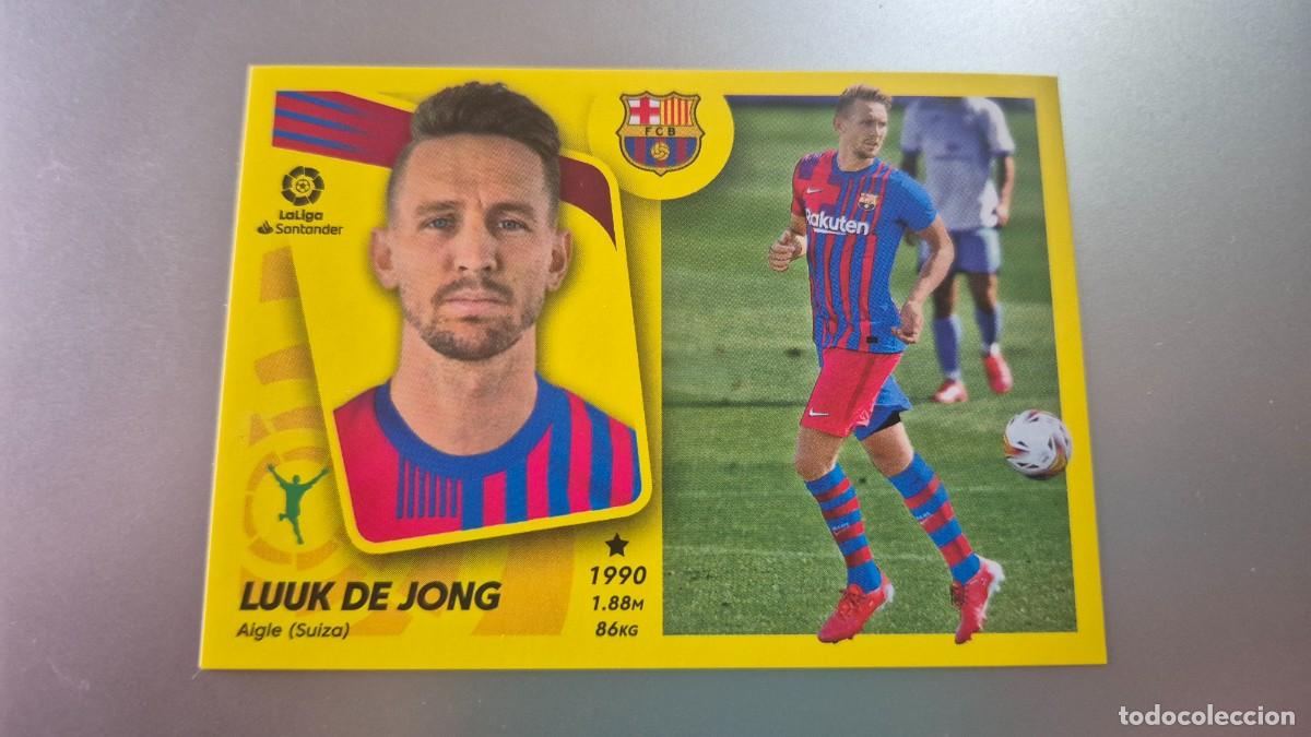 Cromos de F&uacute;tbol: LIGA EDICIONES ESTE PANINI 2021 2022 ULTIMOS FICHAJES N&ordm; 61 LUUK DE JONG DEL BARCELONA