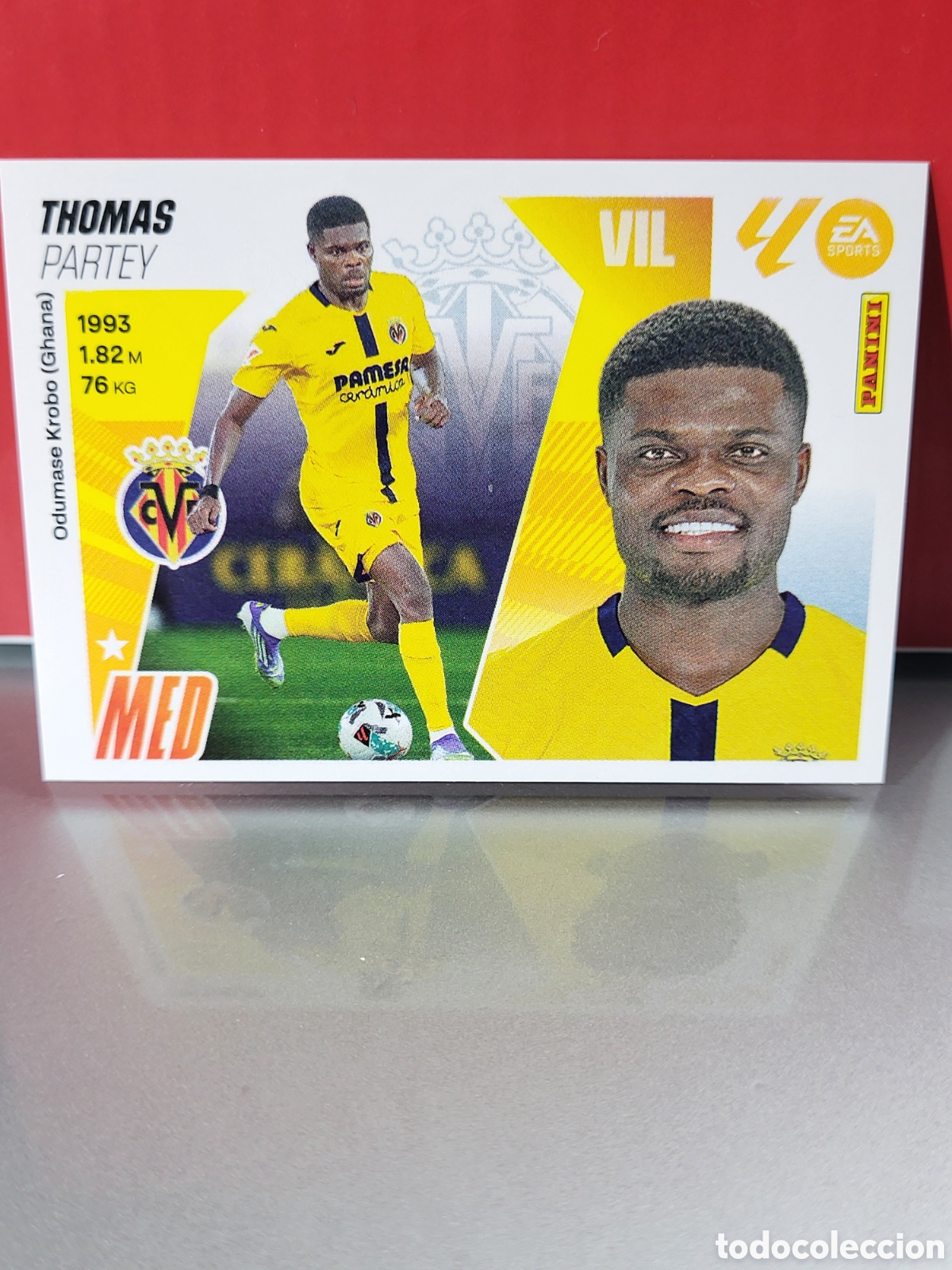 Cromos de f&uacute;tbol: THOMAS VILLARREAL COLOCA N&ordm; 14 BIS LIGA ESTE 25 26 2025 2026 PANINI