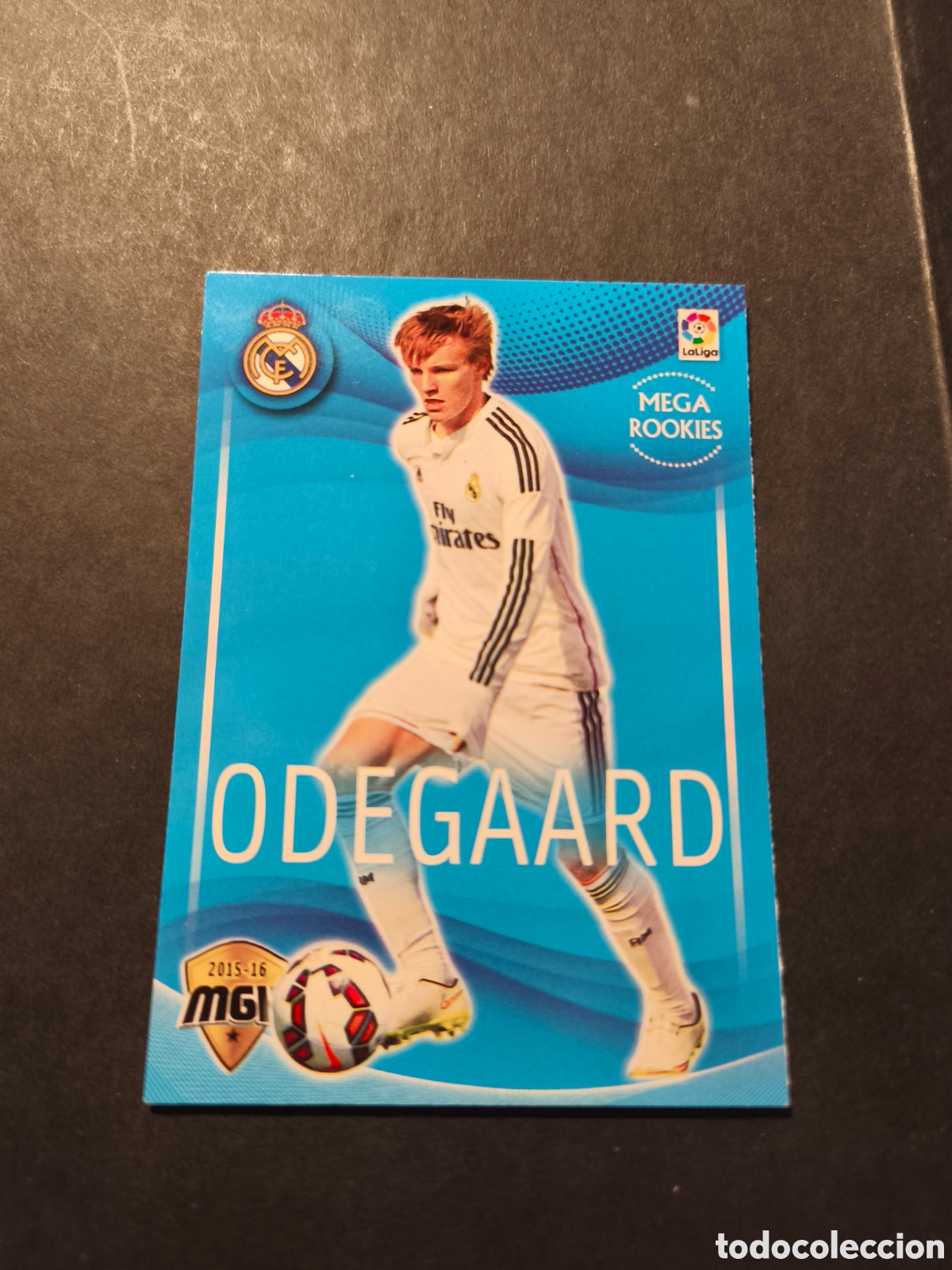 Fu&szlig;ball-Sticker: 351 ODEGAARD REAL MADRID ROOKIE MEGACRAKS 2015 2016 PANINI