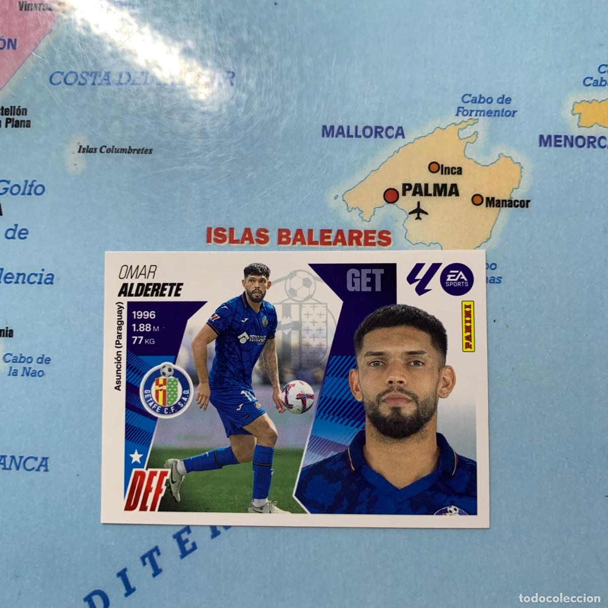 Cartes &agrave; collectionner de Football: Alderete n&uacute;mero 7 del Getafe cromo liga este 25-26 2025-2026