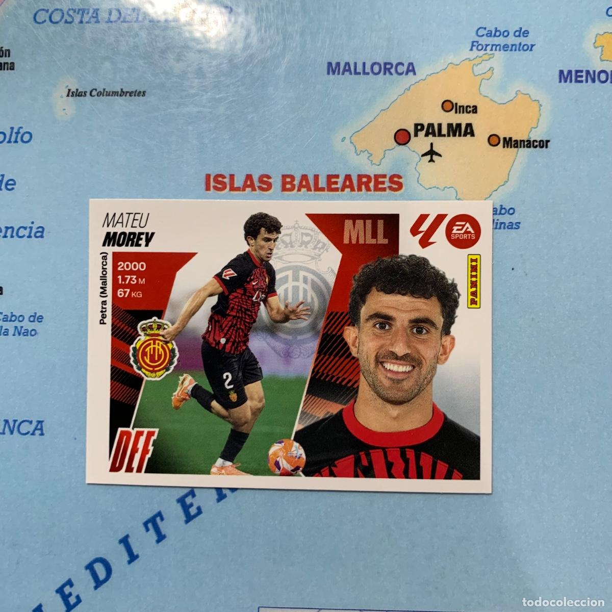 Cromos de f&uacute;tbol: Morey n&uacute;mero 5B del Mallorca cromo liga este 25-26 2025-2026