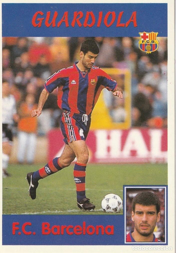 Cromos de f&uacute;tbol: PANINI 97-98. GUARDIOLA. NUNCA PEGADO. - Foto 1