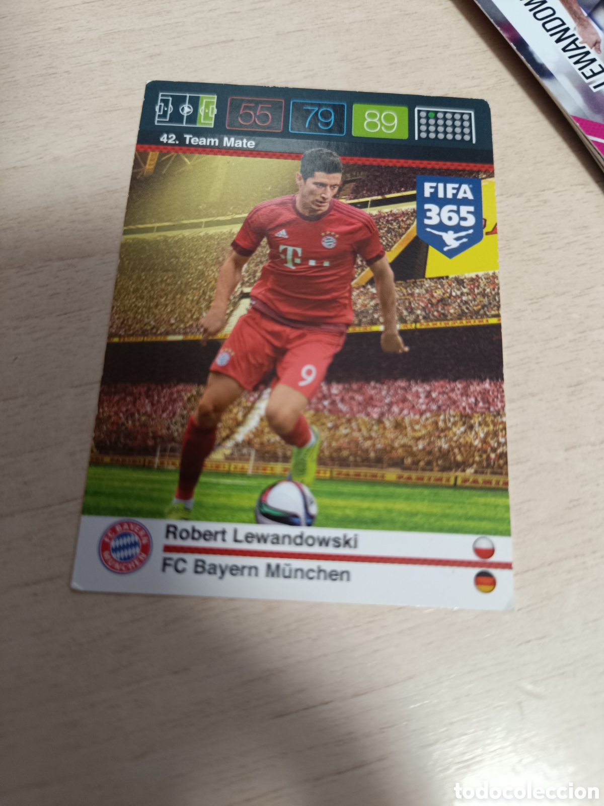 Cromos de f&uacute;tbol: Lewandowski fifa 365 adrenalyn
