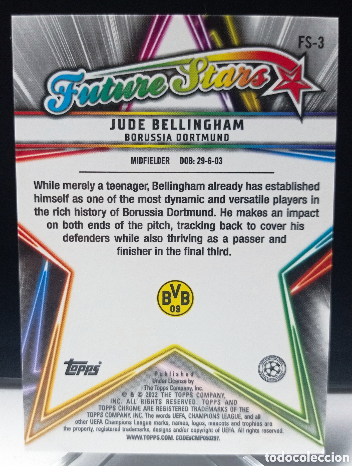 Cromos de f&uacute;tbol: BELLINGHAM FUTURE STARS - Foto 2