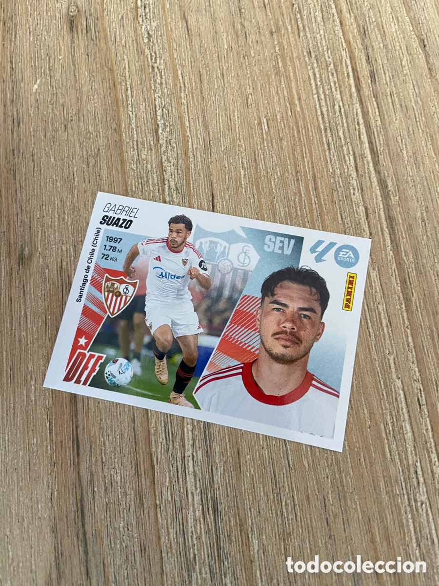 Fu&szlig;ball-Sticker: SUAZO SEVILLA FICHAJE 26 3&ordf; EDICION PANINI LIGA ESTE 25-26
