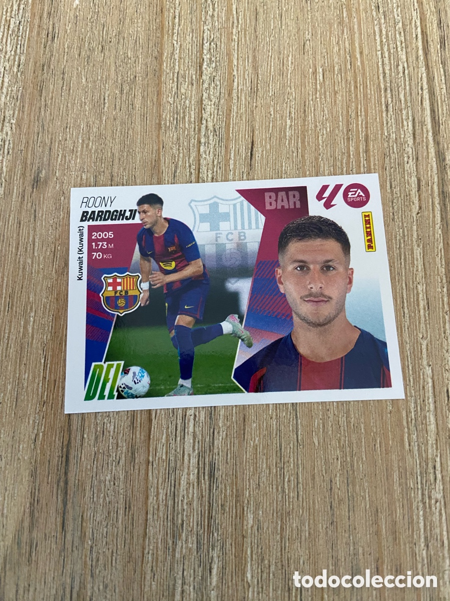Figurine di Calcio: BARDGHJI FC BARCELONA FICHAJE 41 3&ordf; EDICION PANINI LIGA ESTE 25-26
