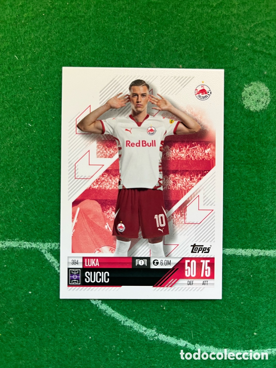 Fu&szlig;ball-Sticker: 394 LUKA SUCIC FC SALZBURG MATCH ATTAX 2024 2025 TOPPS