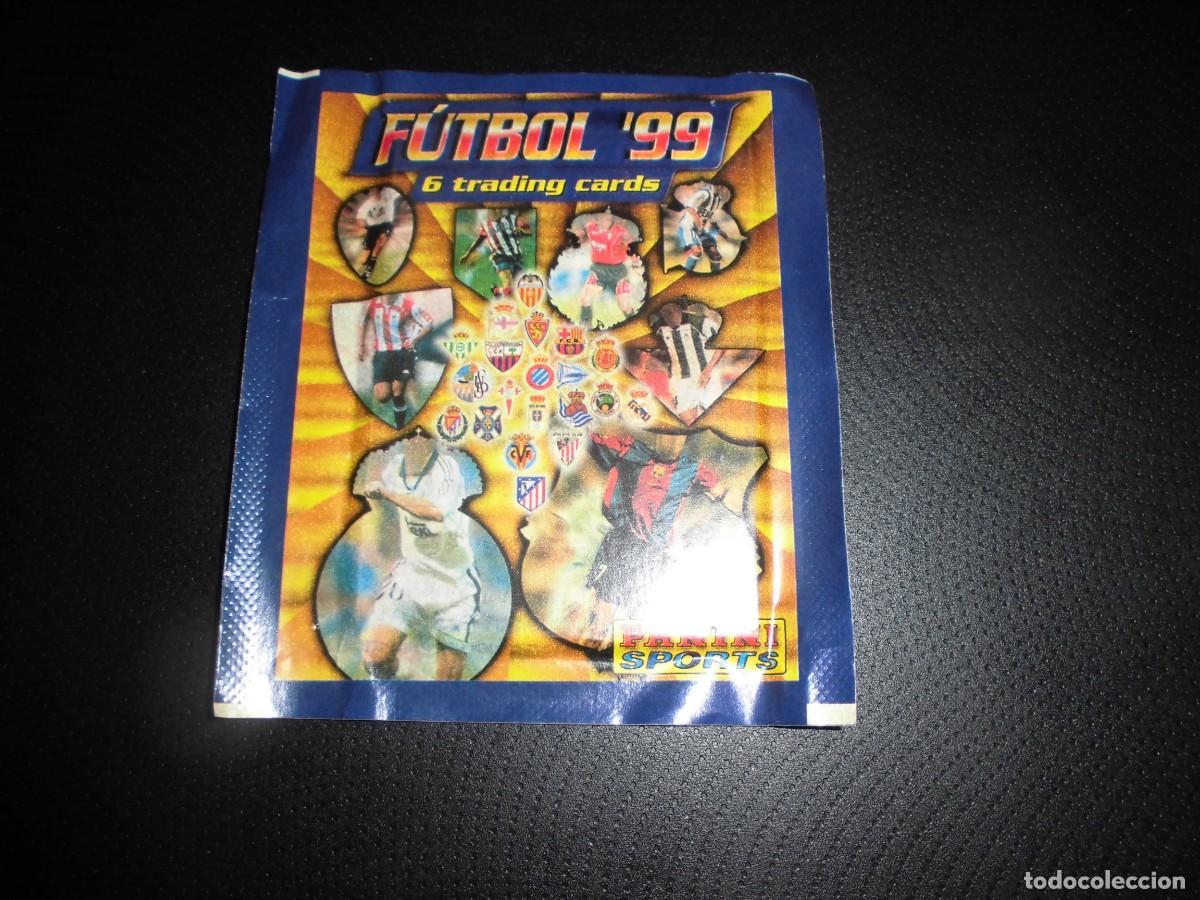 Cromos de Futebol: FUTBOL &acute;99 - SOBRE DE TRADING CARDS SIN ABRIR - PANINI 1999.